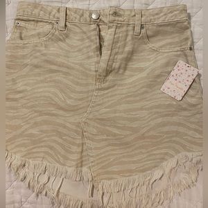 NWT Free People Denim Skirt